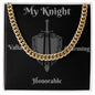 “My Knight” Cuban Link Chain