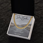 “Dear Brother” Cuban Link Chain