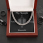 “My Knight” Cuban Link Chain