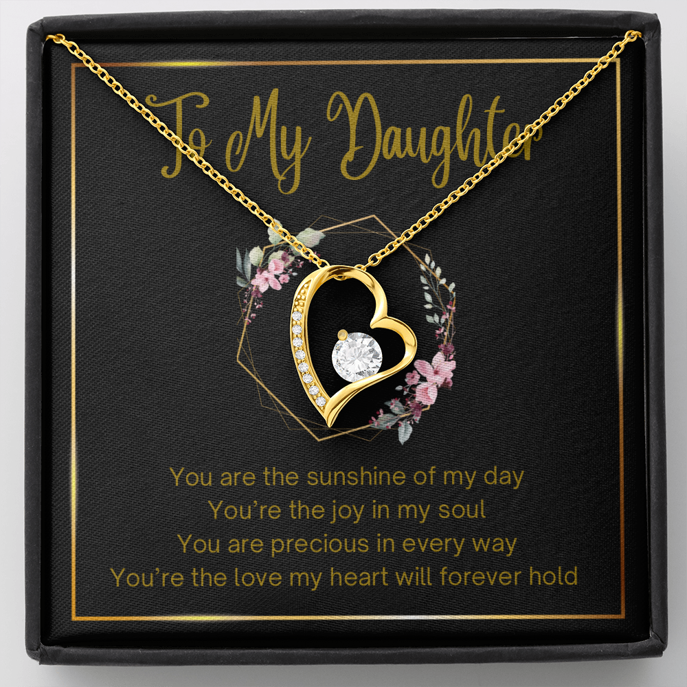 “To My Daughter” Forever Love Necklace