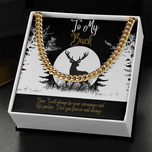 “To My Buck” Cuban Link Chain