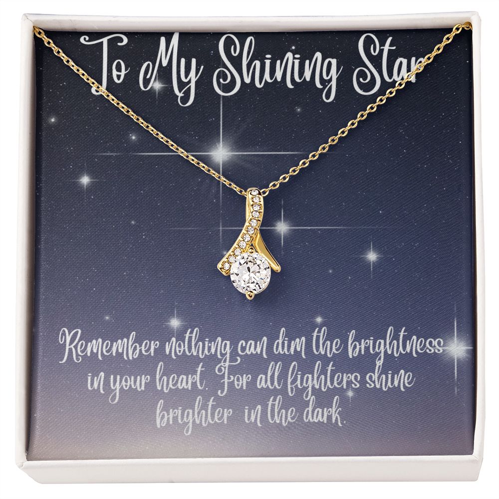 “To My Shining Star” Alluring Beauty Necklace