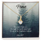 “Peace” Alluring Beauty Necklace
