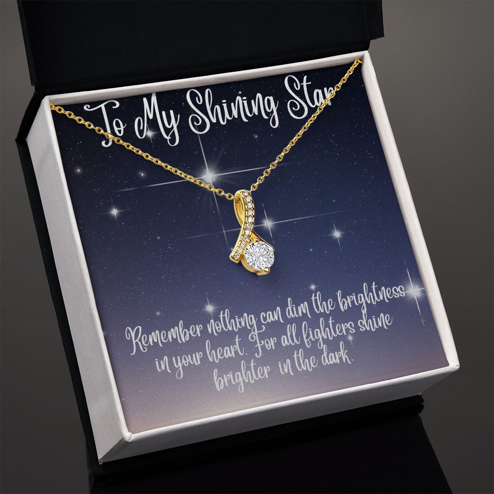 “To My Shining Star” Alluring Beauty Necklace