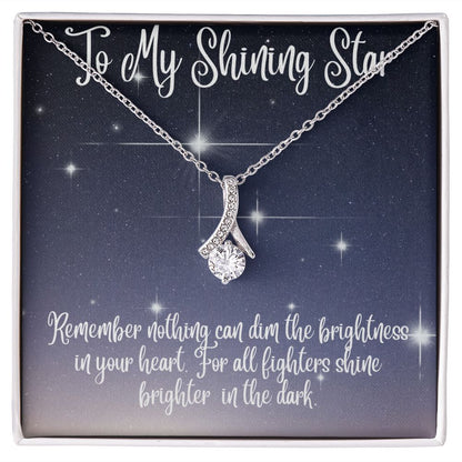 “To My Shining Star” Alluring Beauty Necklace