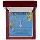 “To My Beautiful Aunt” Alluring Beauty Necklace