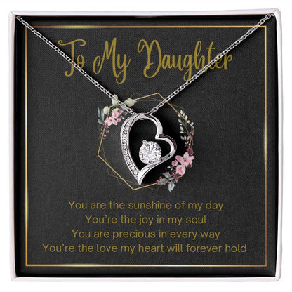 “To My Daughter” Forever Love Necklace