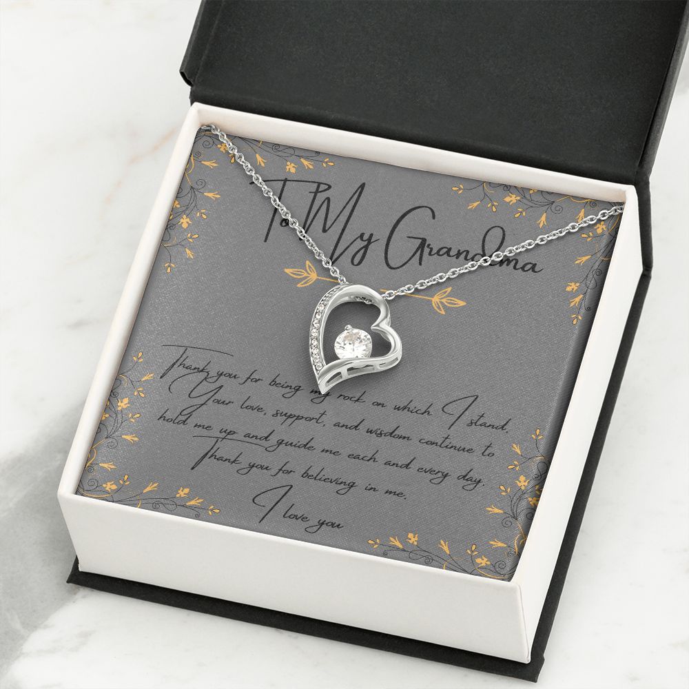 “To My Grandma” Forever Love Necklace