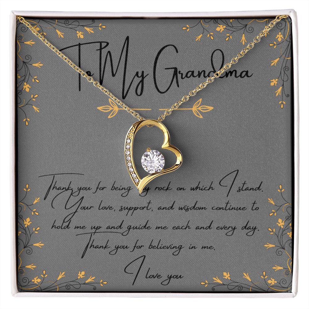 “To My Grandma” Forever Love Necklace