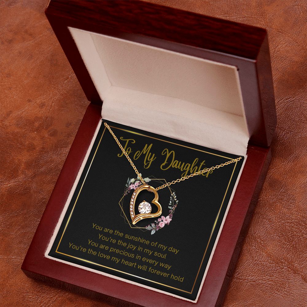“To My Daughter” Forever Love Necklace